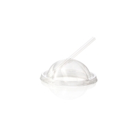 Dome Deckel für Trinkbecher 400cc rot gestreift - 50...