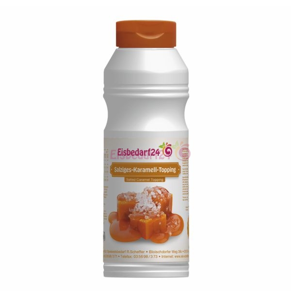 Salziges Karamell Topping - Sauce für Eis