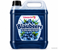 Slush Eis Sirup Blaubeere - 5 Liter Konzentrat