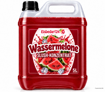 Slush Eis Sirup Wassermelone - 5 Liter Konzentrat