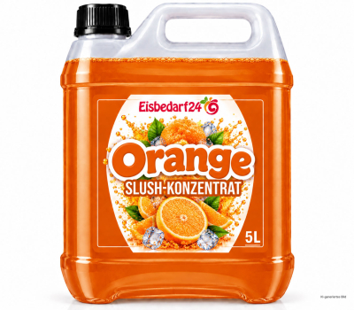 Slush Eis Sirup Orange - 5 Liter Konzentrat