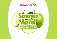Slush Eis Sirup Saurer Apfel - 5 Liter Konzentrat