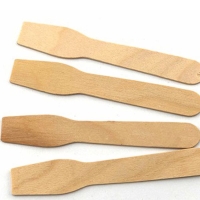 Eisspaten - Eislöffel aus Holz - 9,6cm - 100 Stück