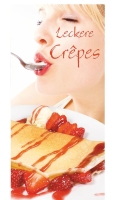 Menükarten Speisekarten für Crepes - 10 Stück
