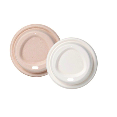 Deckel Bagasse für Kaffeebecher 80mm - 50 Stück