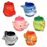 Sammeltassen - Kinder Eisbecher - Meerestiere - 36...