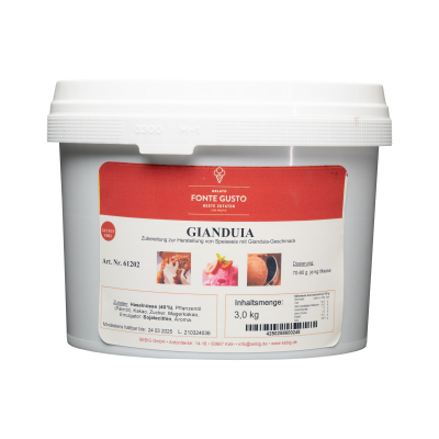 Fonte Gusto Paste Gianduia / Nougat - 3 Kg