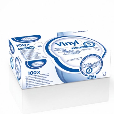 Vinyl Einmalhandschuhe ungepudert Größe S - 100 Stück