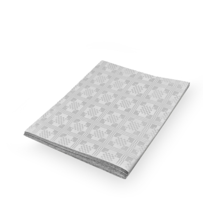 Damasttischtuch - Tischdecke - 1,80 x 1,20m - weiß