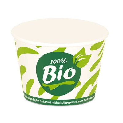 Bio Pappbecher 100% Papier - S1 - 100ml - 50 Stück
