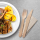 Besteck Set - Holz - Gabel+Messer+Serviette - 60 Sets