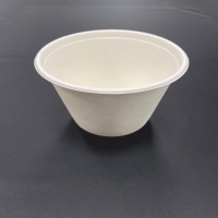 Bagasse Suppenterrine 500 ml - beige - 50 Stück