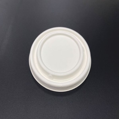 Deckel für Bagasse Suppenterrine 500 ml - 50 Stück