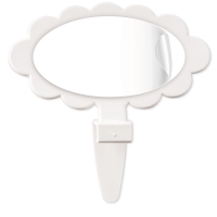 Eis Sortenschild - Wolke PS - weiß - Klipp - 1...