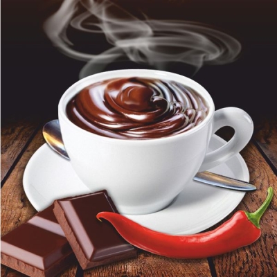 Italienische Heiße Trinkschokolade - Peperoncino - Chilli Schoko