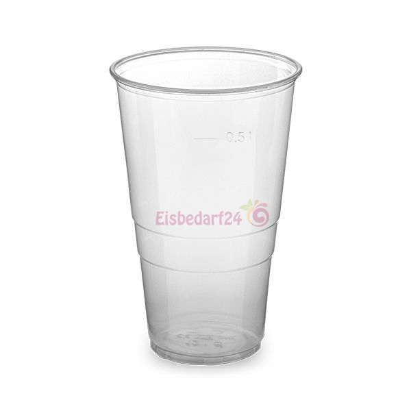 Trinkbecher (PC) 500ml/ 0,5 l Mehrweg Kunststoff klar Trinkbecher (PC) 500ml/ 0,5 l Mehrweg Kunststoff klar