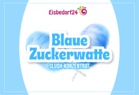 Slush Eis Sirup blaue Zuckerwatte - 5 Liter Konzentrat