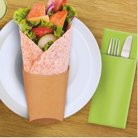 Wrap - Becher - Fettdicht - 75x39x100mm - Braun - 50...