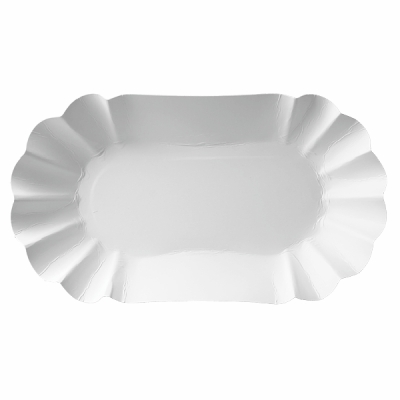 Pappschale - Pappteller - 12 x 21 x 3,5cm - 250 Stück