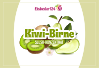 Slush Eis Sirup Kiwi-Birne - 5 Liter Konzentrat