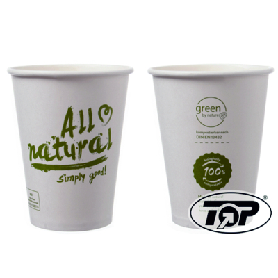 Kaffeebecher XL - All Natural - 12oz - 300ml - 50 Stück