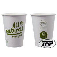 Bio 100% Kaffeebecher XL - All Natural - 12oz - 300ml -...