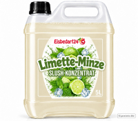 Slush Eis Sirup Limette - Minze - 5 Liter Konzentrat