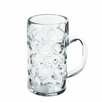 Bierkrug - unzerbrechlich - 0,4 Liter - klar