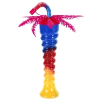 Slush Yard Cups Palme - Spirale bunt - 350ml - 170 Stück