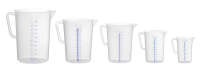 Messbecher Kunststoff - PP mit Skalierung - 3 Liter