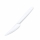 Messer - PP - wiederverwendbar - 18,5cm - weiß - 50 Stück