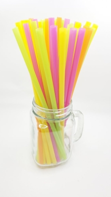 Jumbo Mehrweg - Trinkhalme - 250/8mm - Neon - 150 Stück