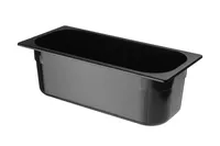 Eisschale - Eis - Behälter - Polycarbonat - Schwarz 360x165x120mm - 5,0 Liter - 1 Stück