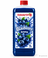 Slush Eis Aroma - Blaubeere - 1 Liter Flasche