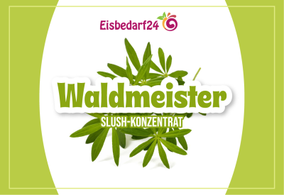 Slush Eis Aroma - Waldmeister - 1 Liter Flasche