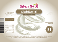 Slush Eis Sirup Grundstoff - Neutral - 6 Liter Kanister
