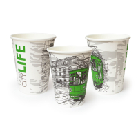 Kaffeebecher Big City Life - GRÜN - 12oz - 300ml -...