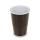 Automatenbecher - Kaffeebecher - PS - braun - 180ml - 100 Stück