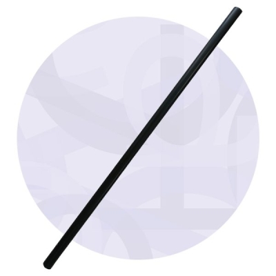 Trinkhalme -  Mehrweg - 21cm lang - 7mm - schwarz - 1000 Stück