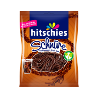 Hitschies Fruchtgummi - Vegan - Schnüre - Cola - 125g