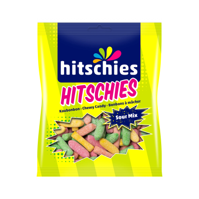 Hitschies Fruchtgummi - Vegan - Sauer Mix - 140g